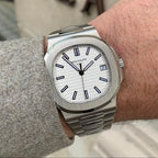 Orex Phantom Silver – Luxury Stainless Steel Patek Philippe Watch for Men