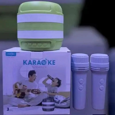 Karaoke Speaker – Portable Bluetooth Wireless Speaker with Mic for Music & Singing