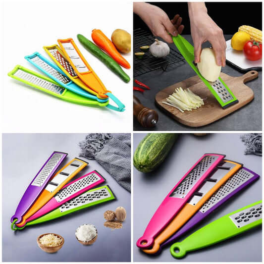 6-Piece Fruit & Vegetable Shaver Set – High Quality Kitchen Grater & Slicer