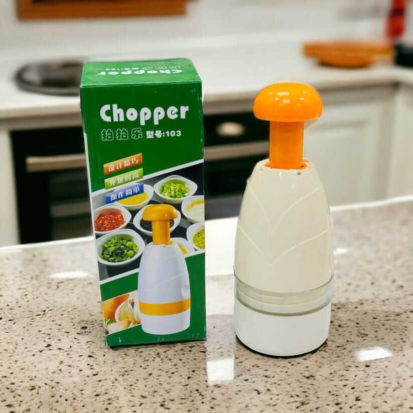 Hand Press Food Chopper – Multi-Functional Vegetable Cutting Tool