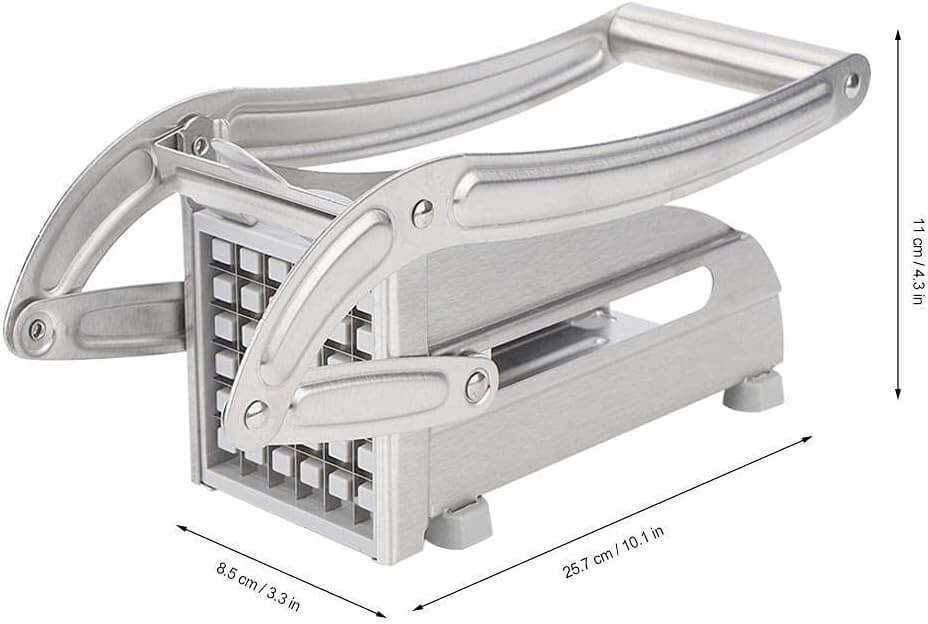 Potato Chipper & French Fry Cutter – Manual Kitchen Vegetable Cutter