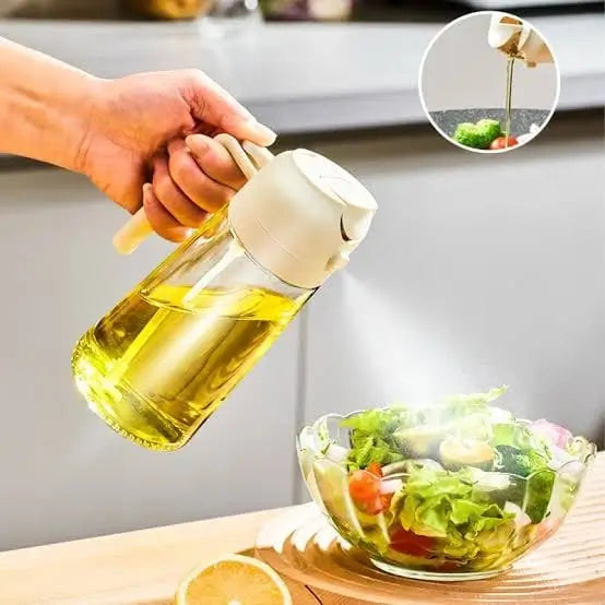 2-in-1 Sparkling Oil & Vinegar Bottle – Kitchen Pourer