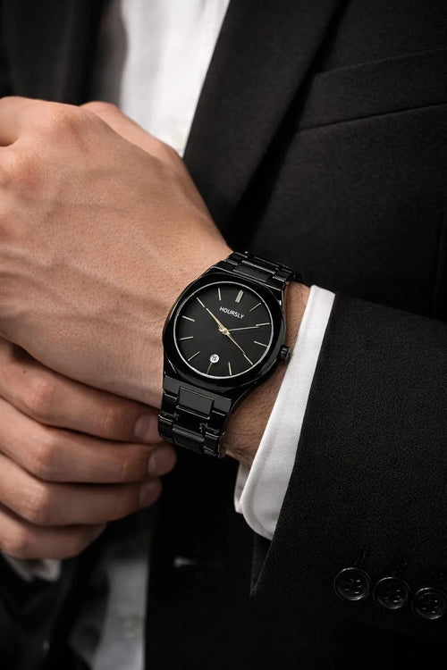 HourlyPhantom Black Watch – Premium Wear & Casual Design