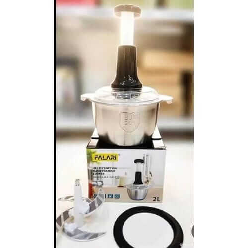 Multi-Functional 2L Food Chopper – Manual Vegetable Grater & Slicer